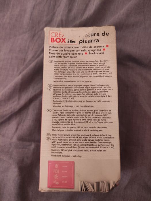 Tinta de Ardósia Rosa/Azul