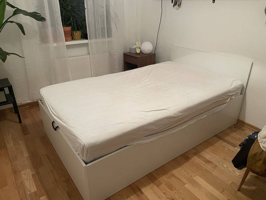 Lozko 120x200, ze skrzynia + materac