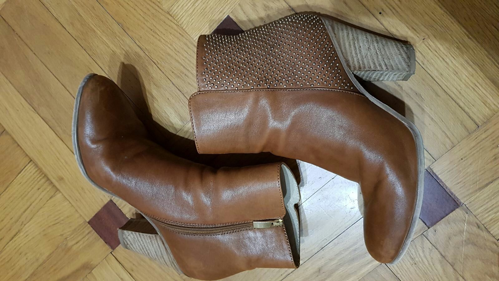Bruno premi фирменные итальянские кожаные полусапожки ботиночки