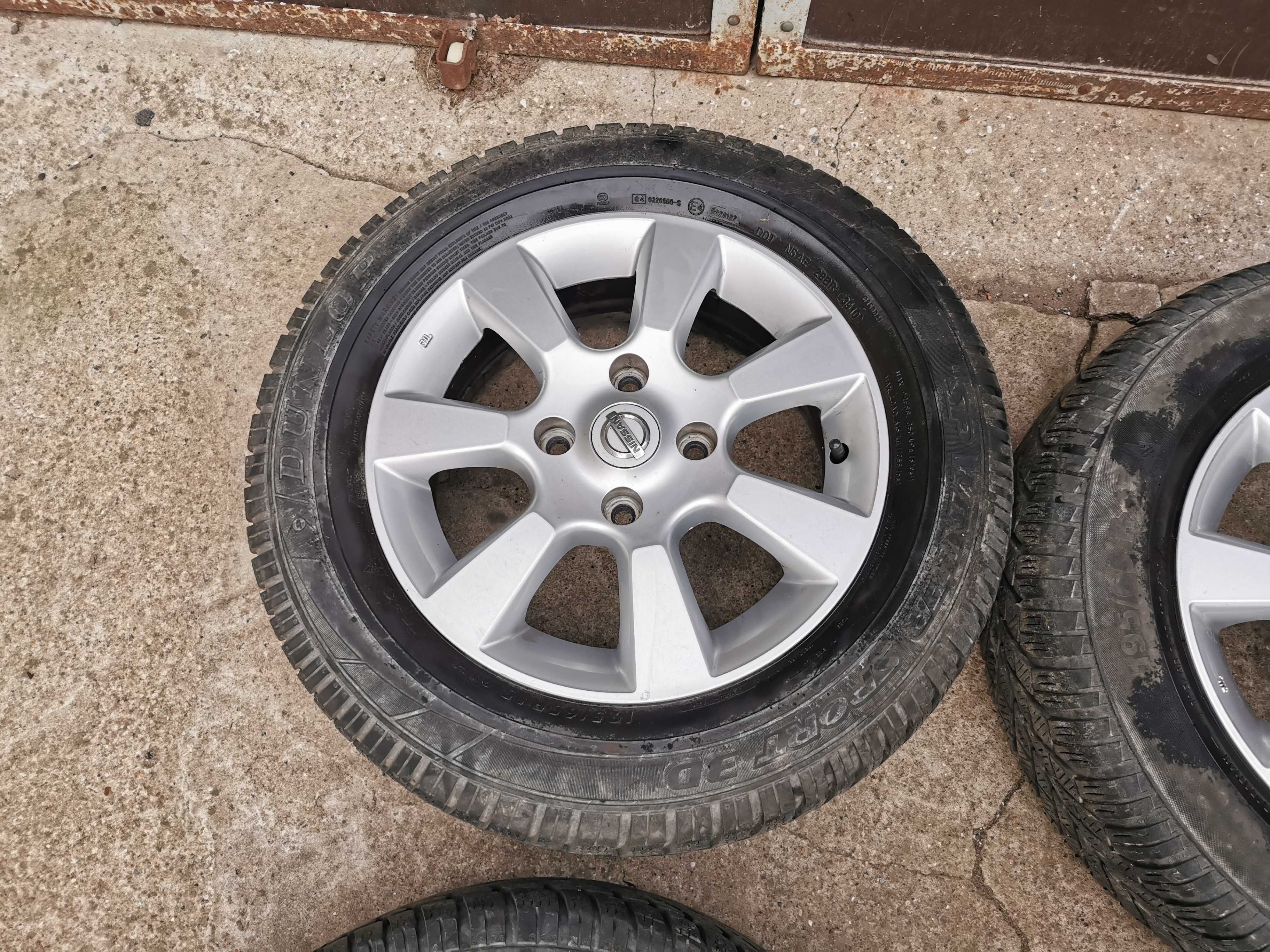 Диски + Резина Nissan Tiida 4x114.3 R15 Dunlop Continental