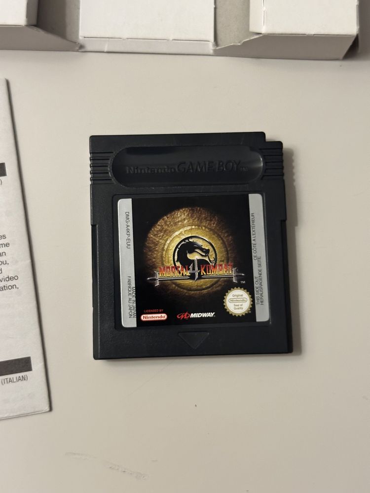 Mortal Kombat 4 (Nintendo Game Boy Color, 1998) Komplet !