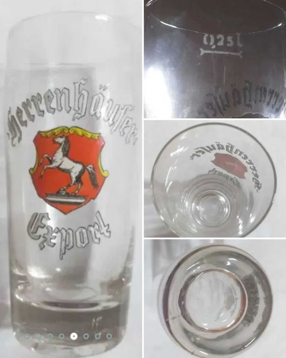 Австралийский стакан Foster Melbourne 340мл, немецкий Holsten 250 и др