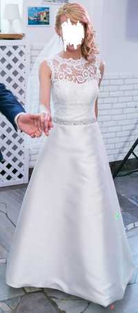 Piękna suknia ślubna Sposa Isabel rozm. 36 +  pokrowiec
