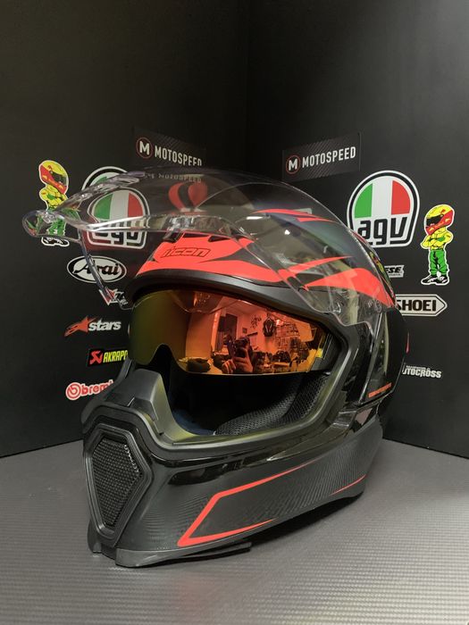 Мотошолом шлем Icon Airflite (agv shark hjc shoei arai ruroc xlite )