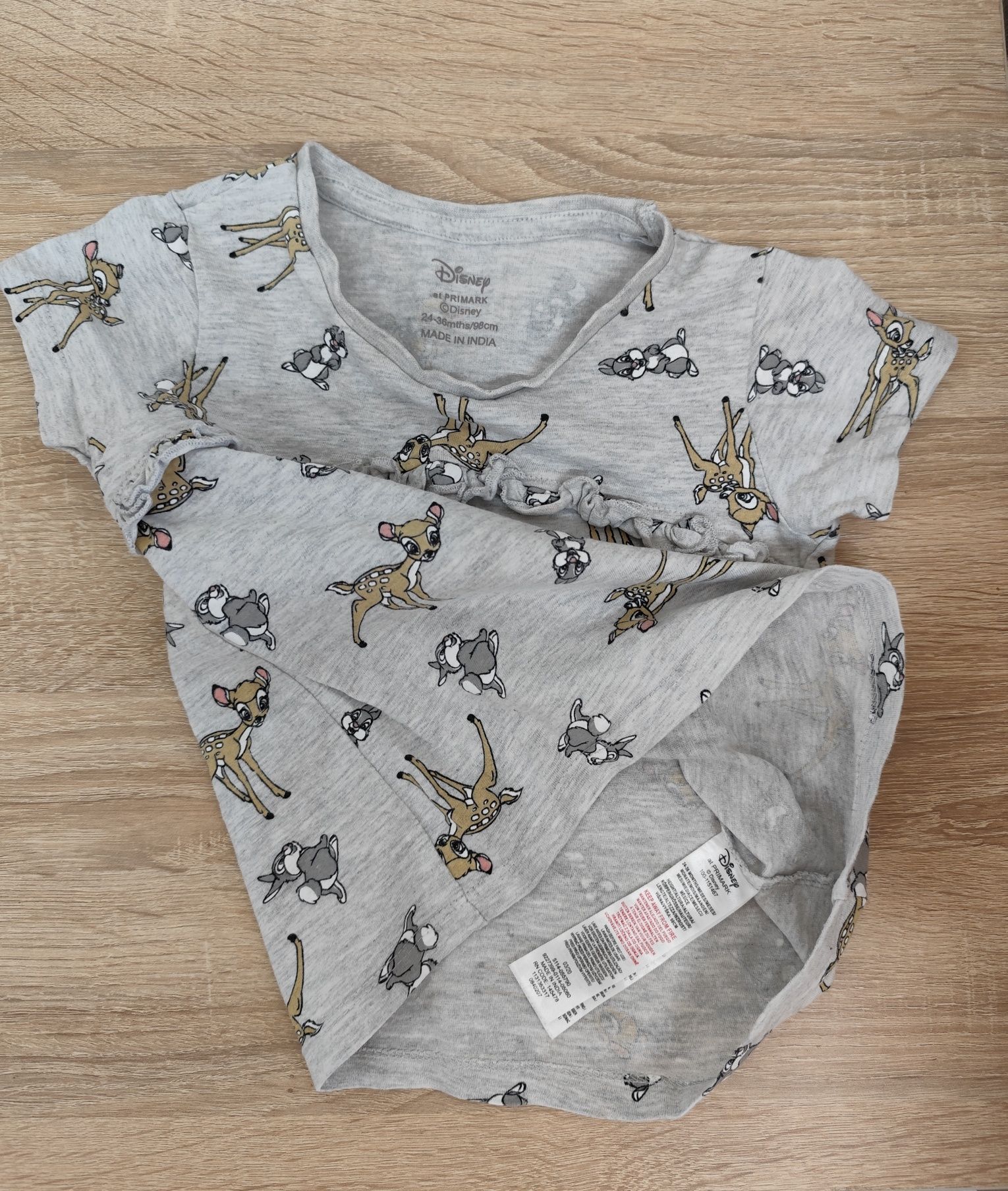 Koszulka T-shirt Bambi dla dziewczynki Disney Primark r. 98