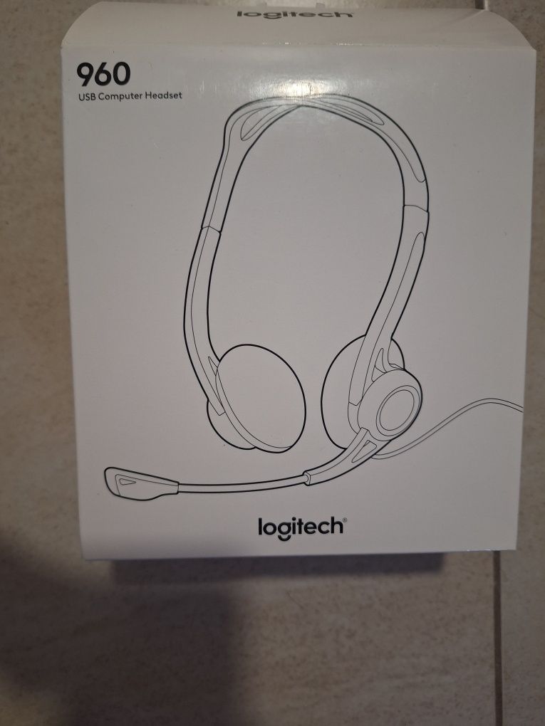 Nowe słuchawki Logitech 960 z mikrofon