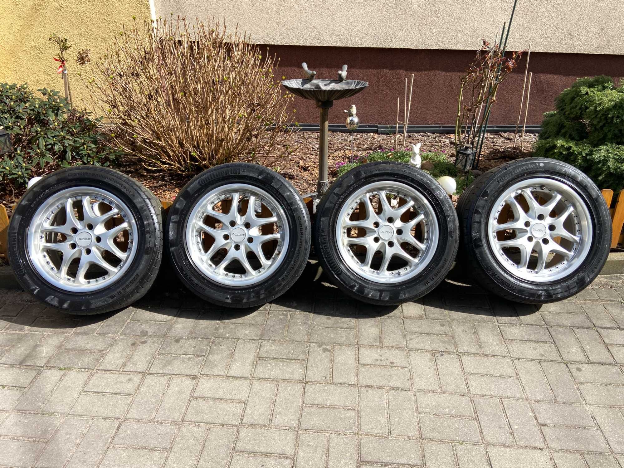 Alufelgi Koła 5x110 Opel 16 cali lato rant DEZENT Astra Omega Vectra