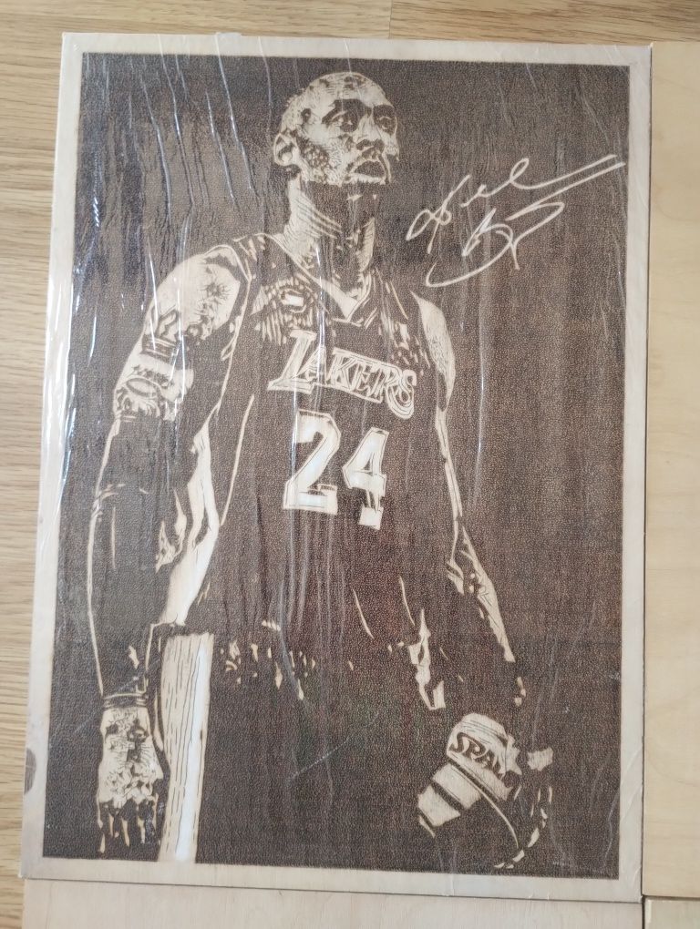 Obrazy grawerowane laserowo na drewnie
