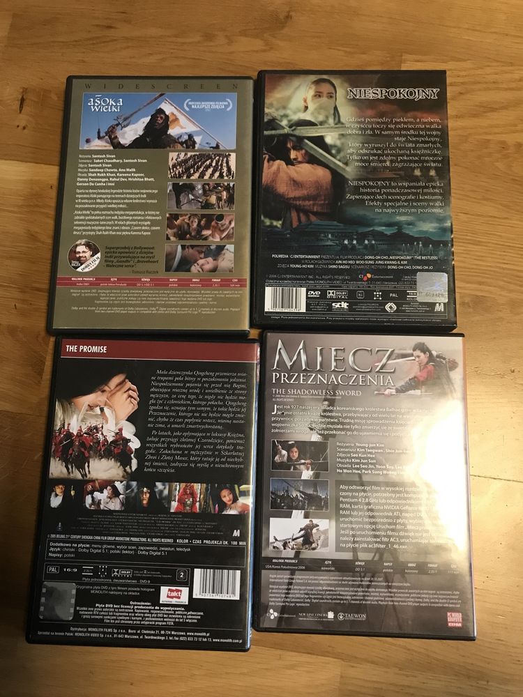 DVD filmy zestaw zagraniczne produkcje azjatyckie romans magia kobiece