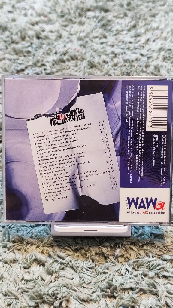 Dedektyw Inwektyw Tomasz Łysiak Radio WAWA płyta CD