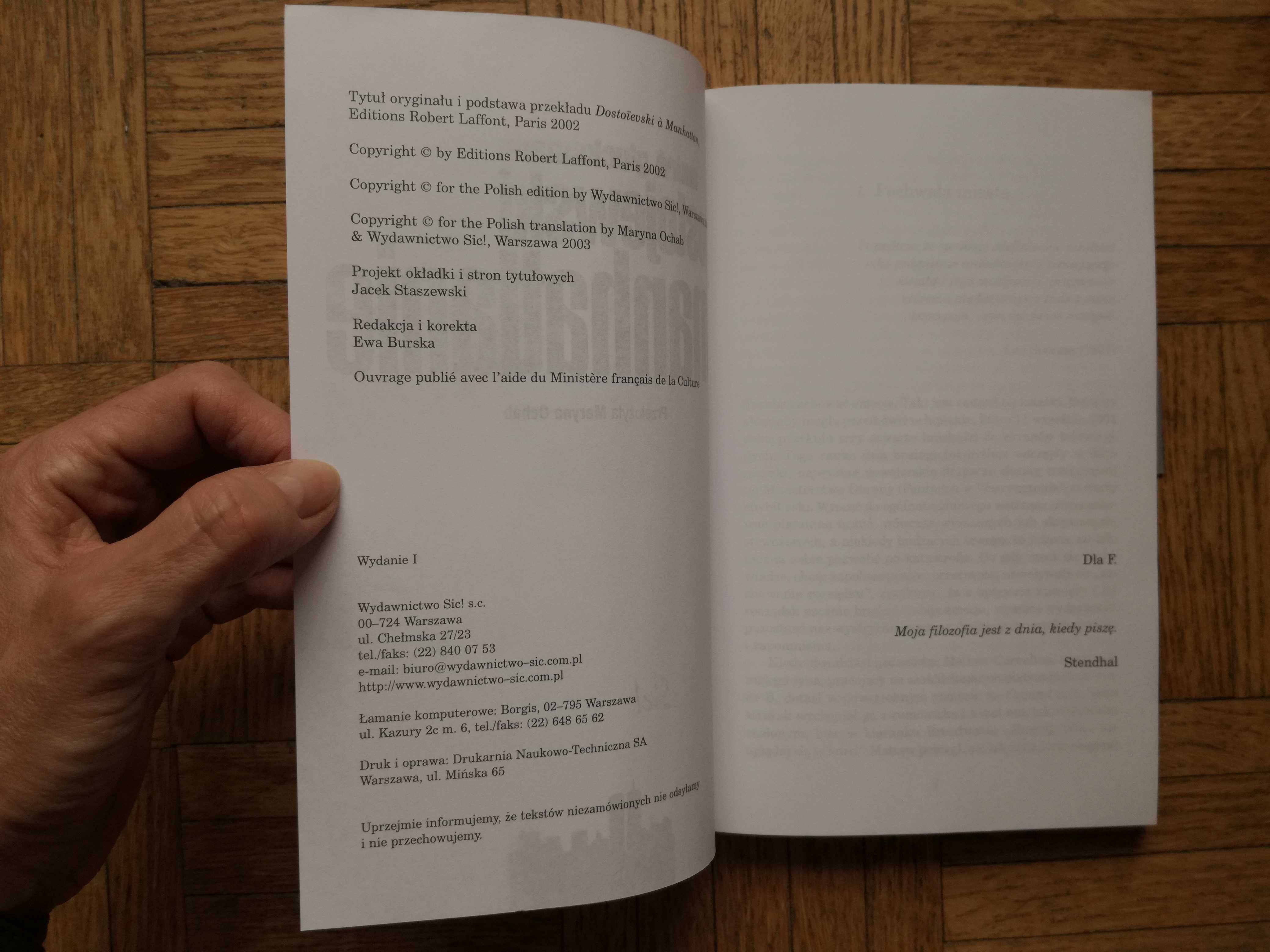 Dostojewski na Manhattanie, Andre Glucksmann