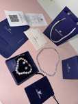 Conjunto angelic swarovksi novo prateado