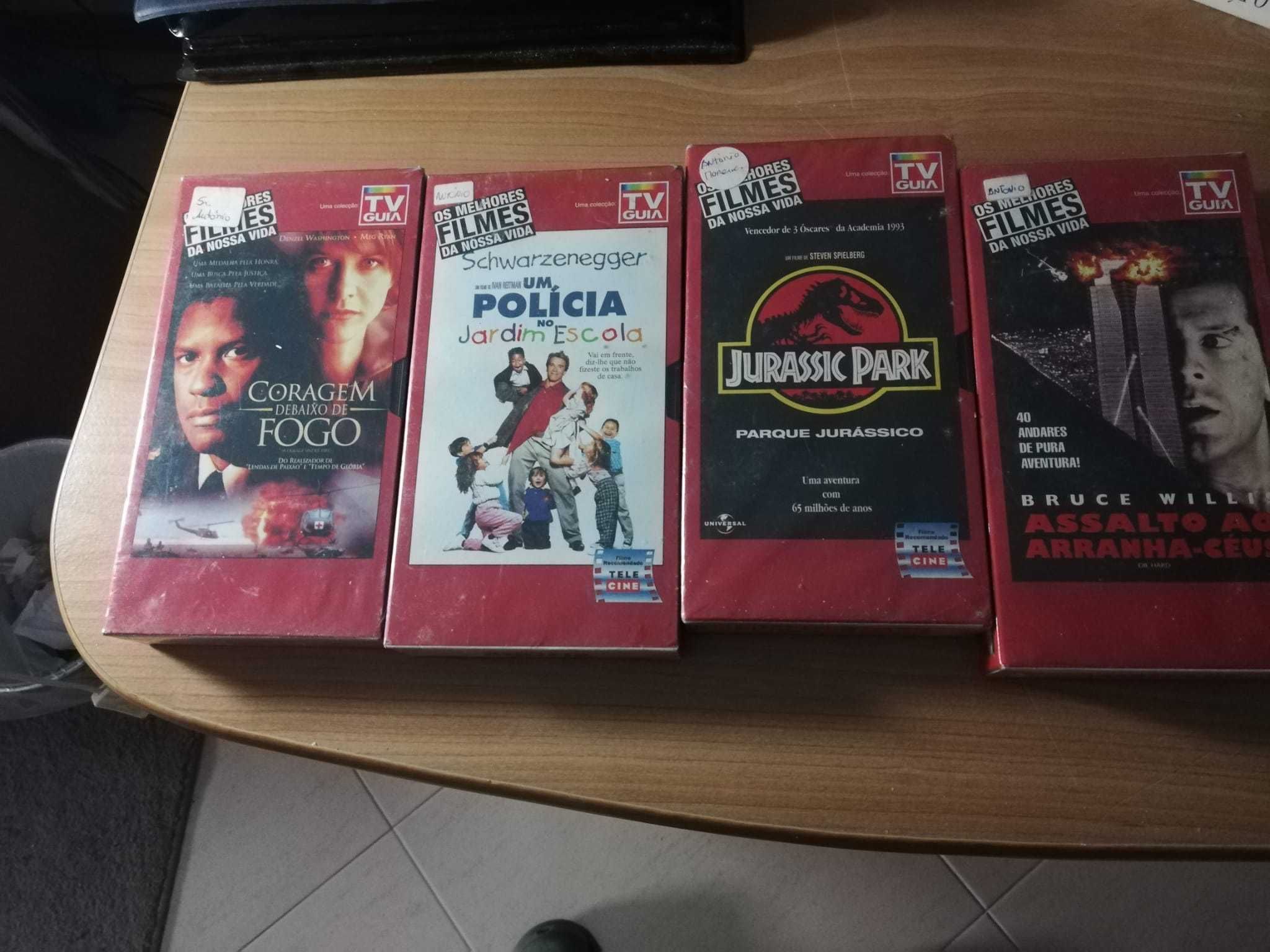 vhs e dvds sem uso na embalagem