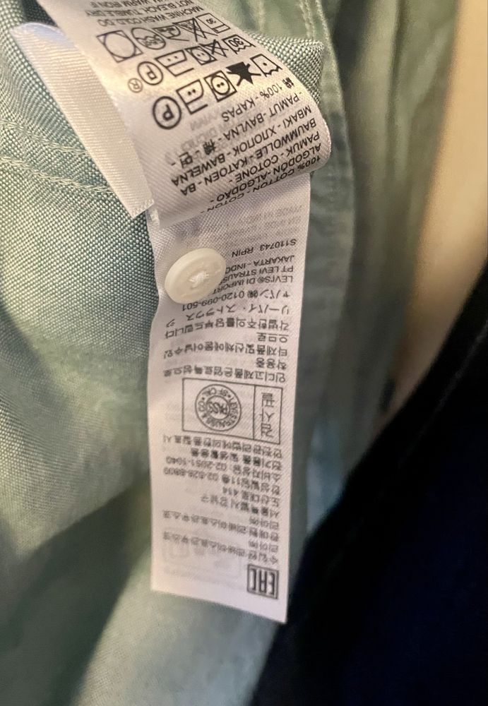 Camisa Levi’s  Homem nova nunca usada