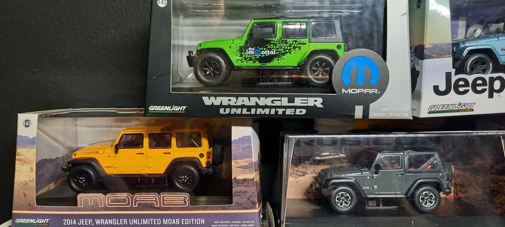 1:43 Jeep Wrangler kolekcja