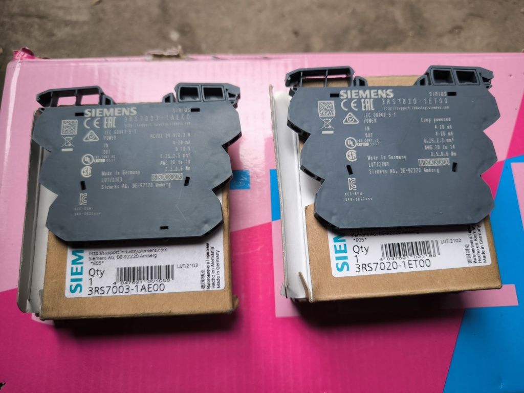 Преобразователи сигналов Siemens 3RS7020-1ET00 и  3RS7003-1AE00