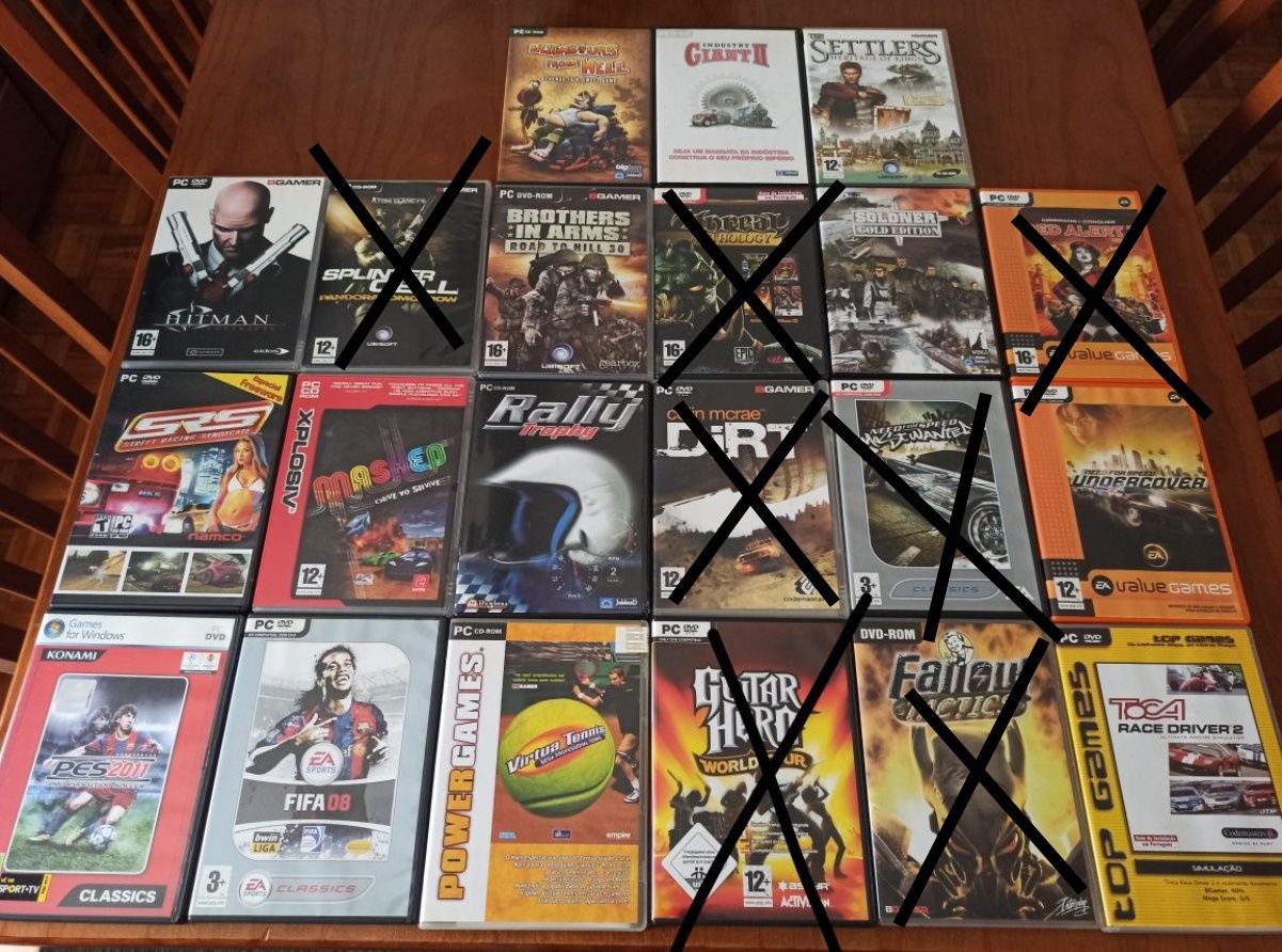 Jogos originais PC 1€-5€