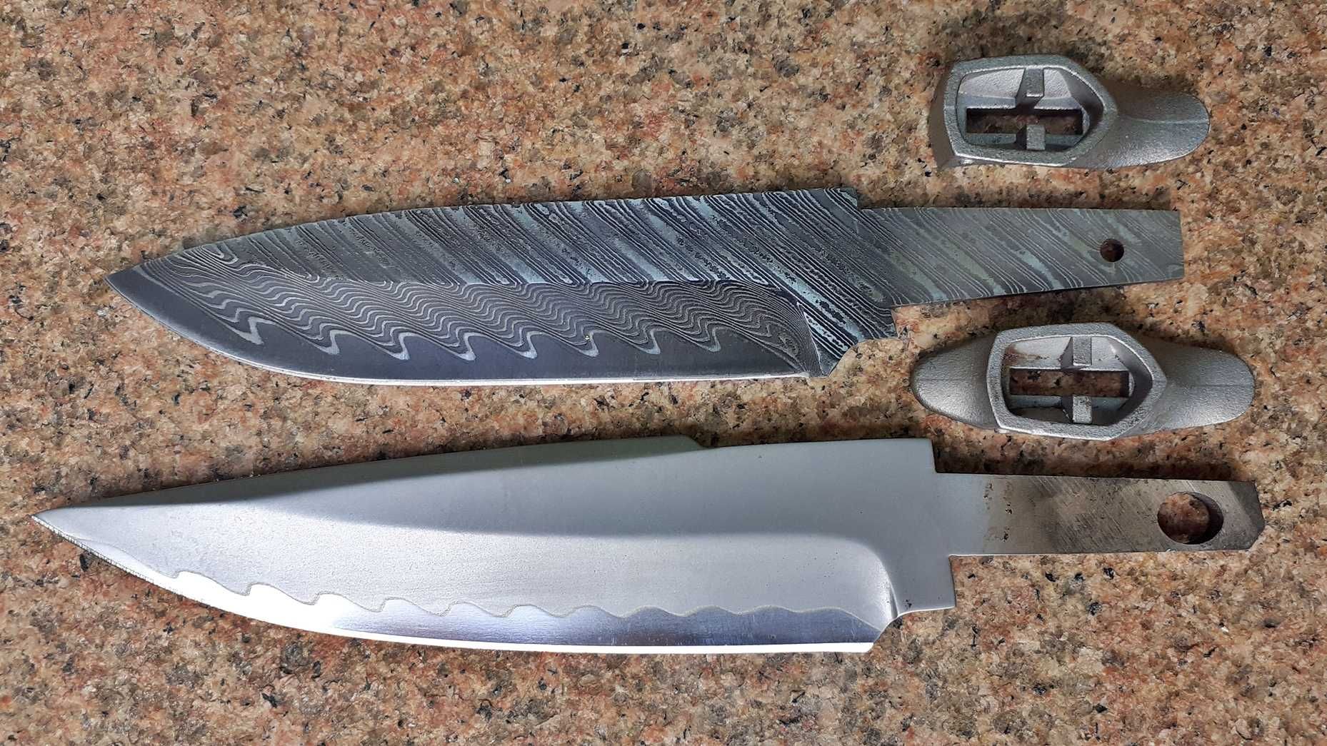Nóż myśliwski AUS8A, wykonany ręcznie - custom