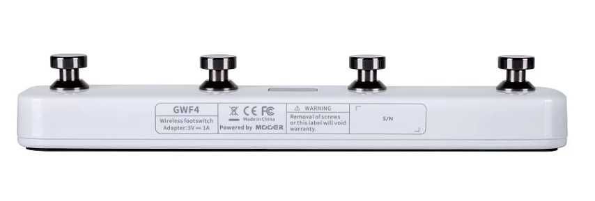 Футконтролер Mooer GWF4 Wireless Footswitch GTRS футсвіч WHITE