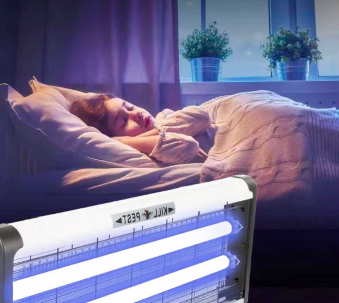 LAMPA STOJĄCA led uv zabójca komarów muchów moli do pokoju dzieci !!