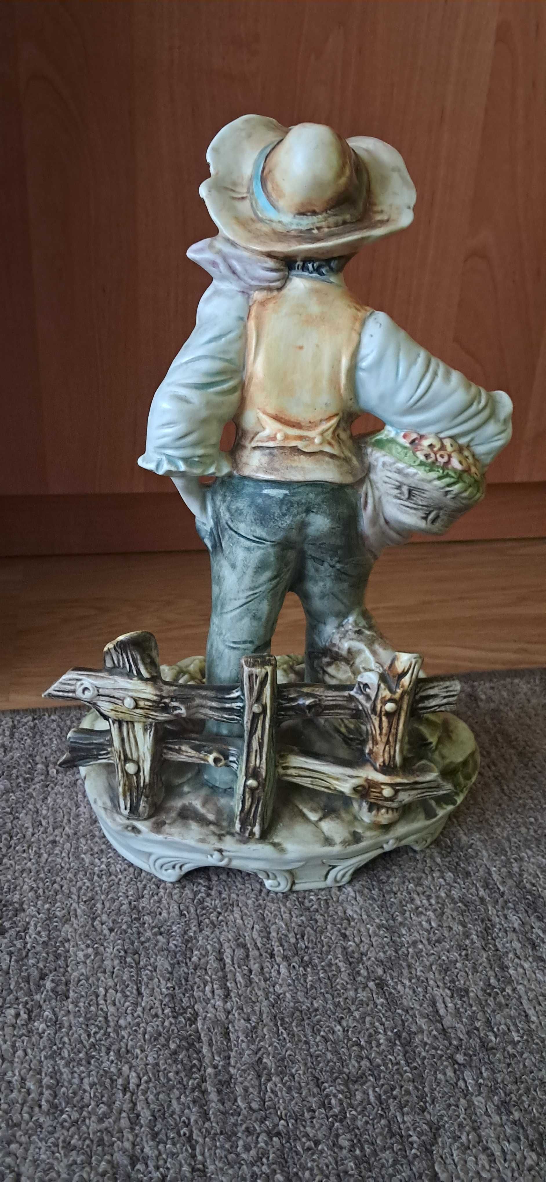 Figurka Ogrodnik Giuseppe Armani Capodimonte Włochy 35 cm