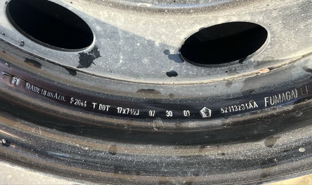 Felga stalowa Dodge i inne 5x139.7 17x7,5J FUMAGALLI