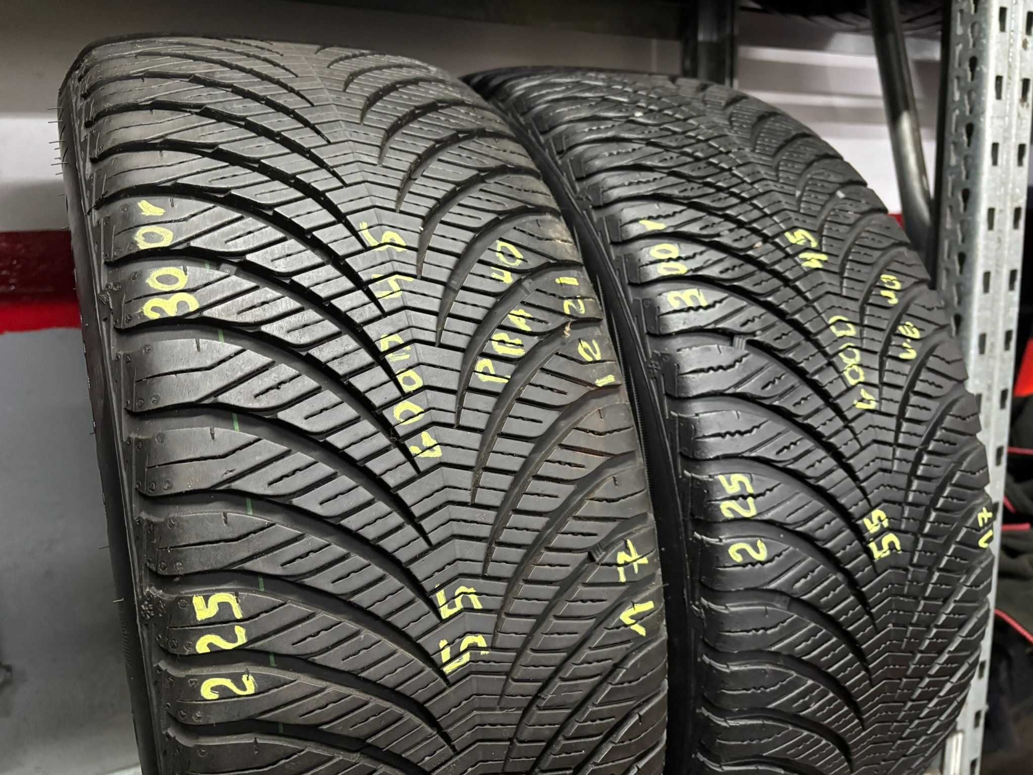 2X OPONY CAŁOROCZNE 225/55R17 97V Goodyear Vector4Seasons G2 8MM 2022R