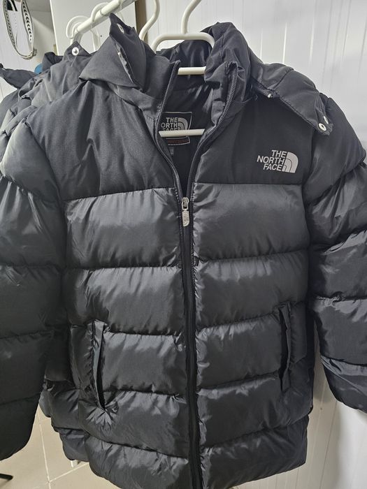 Чорна куртка чоловіча, підліткова tnf зима