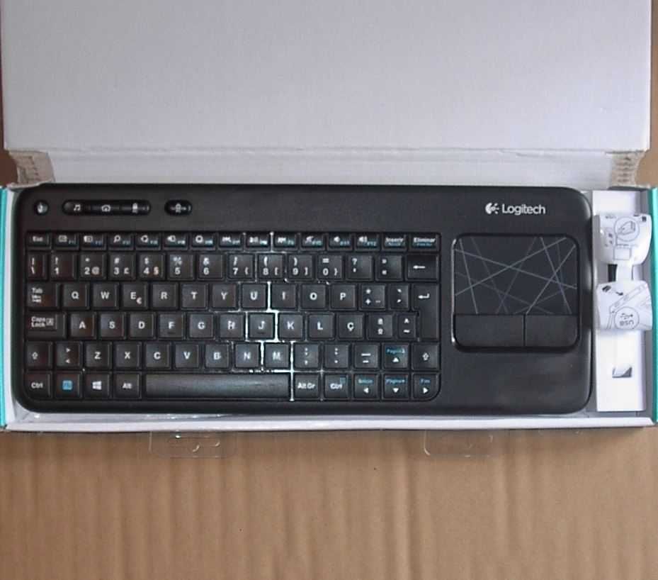 Teclado com rato sem fios Logitec K400r