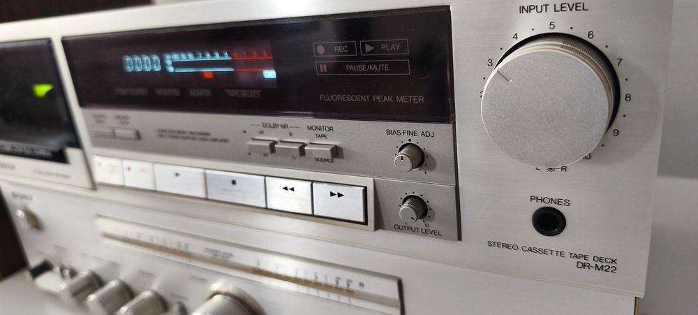 Leitor e Gravador de Cassetes 3 cabeças Denon DRM22