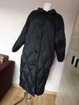 Płaszcz Bogner pikowany długi kurtka puchowy ocieplany vintage 48 4XL