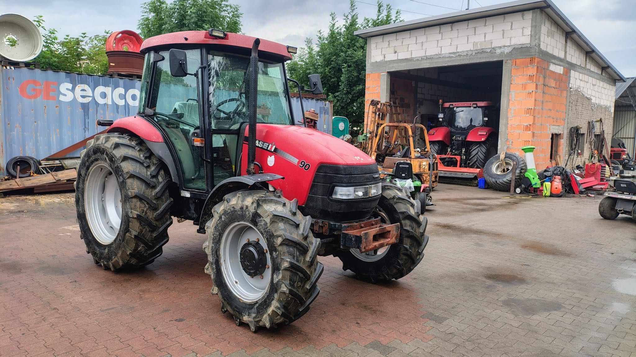 Case jx 90 biegi pełzające ciągnik traktor rolniczy