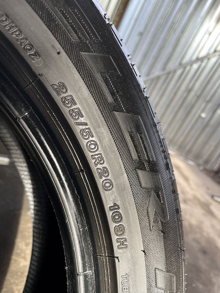 Nr205 2 opony letnie bridgestone 255/50/20 7/6mm bieznika