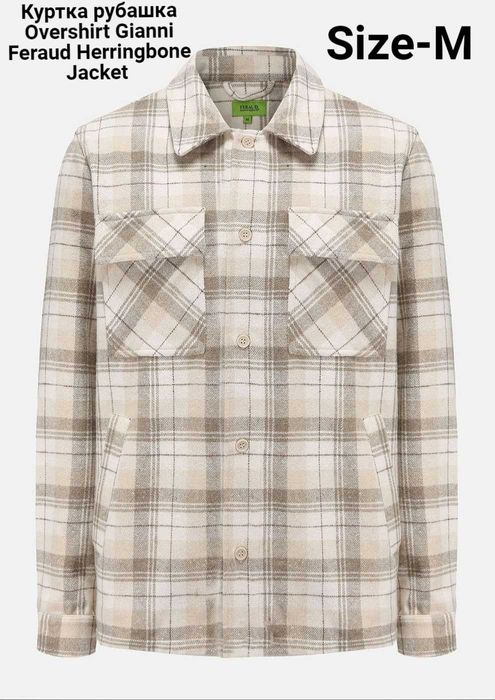 Куртка рубашка Overshirt Gianni Feraud Herringbone Jacket