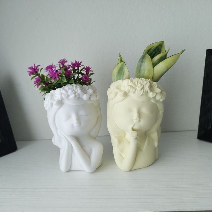 Vaso menina impresso em 3D