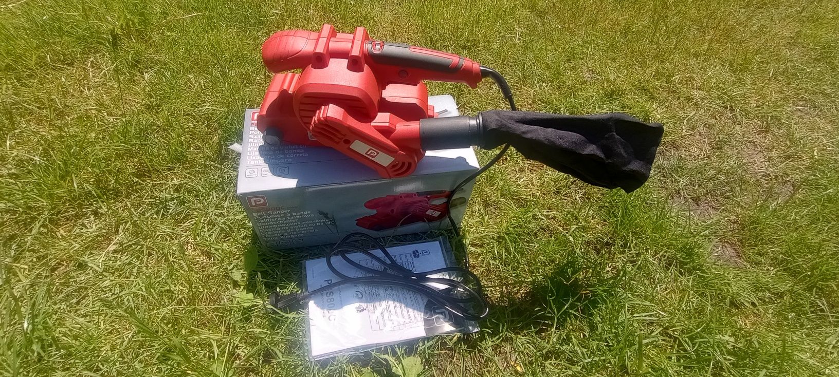 Szlifierka taśmowa sieciowe Performance Power 800 W 230 V