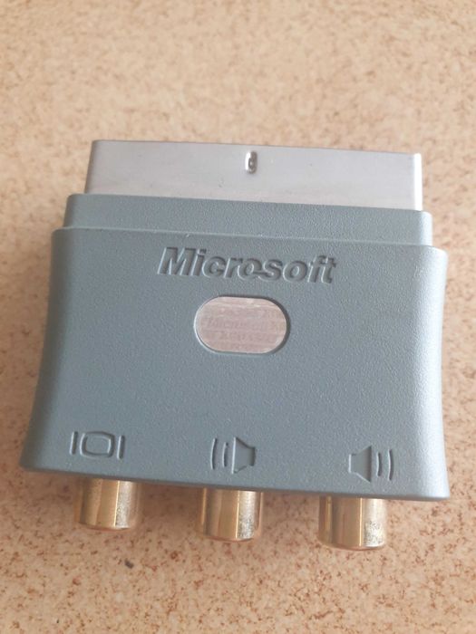 Przejściówka z wtyczką EURO/3xRCA