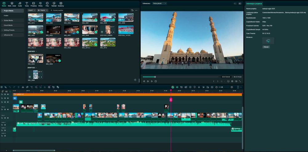 Montaż Wideo Waszego filmu z wakacji do 10 minut