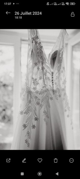 Vestido de noiva Bordado 3D - Oportunidade