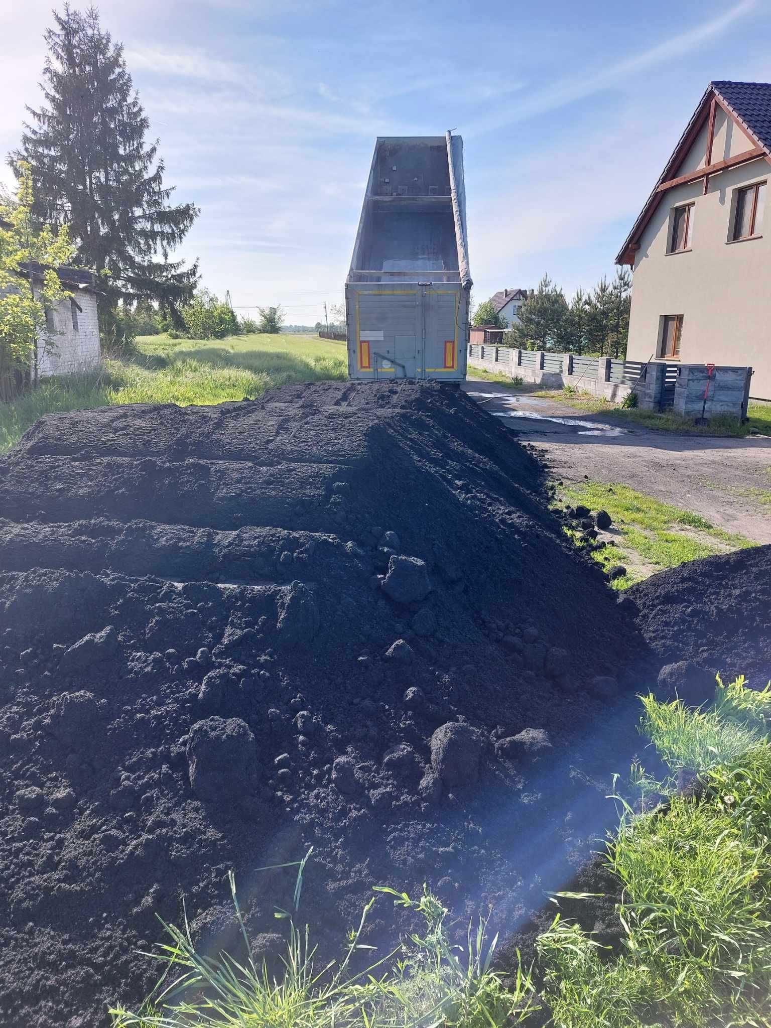 Szlaka drogowa-żużel. Transport z rozładunkiem.