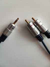 Kabel Stereo Jack 3,5mm + 2x cinch 3,3mm