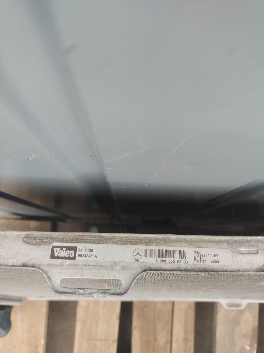 Chłodnica wody Mercedes W204 2.2CDI
