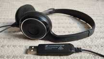 Słuchawki Sennheiser PC8 USB, mało używane, Jabra, Apple