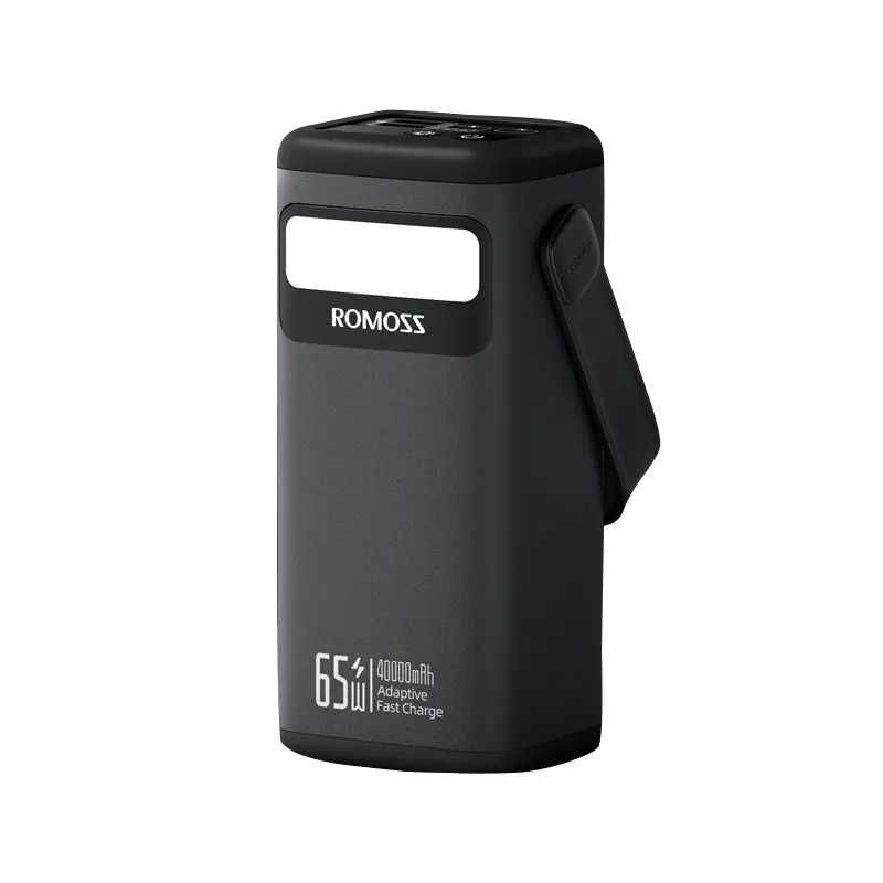 Зовнішній акумулятор Romoss PMT40 65 W 40000 mAh Black повер банк