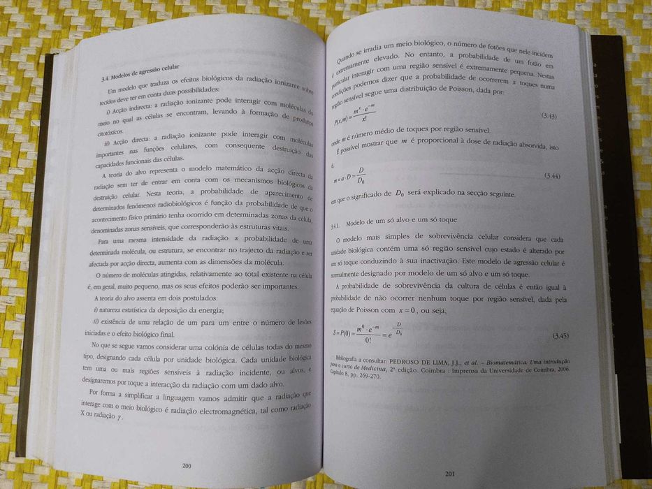 Biofísica Médica - Exercícios práticos 
 J. Pedroso Lima - M Botelho