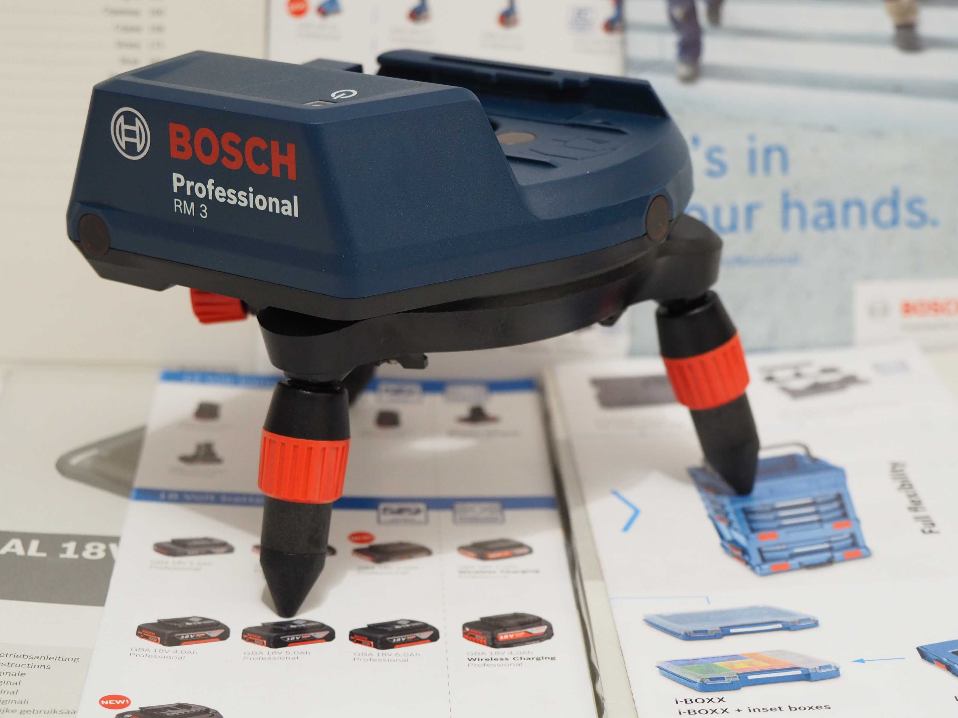 BOSCH RM 3 statyw stojak obrotowy śilnik do laser GCL 2-50 C,CG