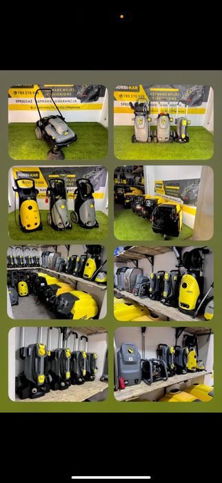 Myjki ciśnieniowe Karcher HD HDS 230V 400V grzanie wody • Gwarancja