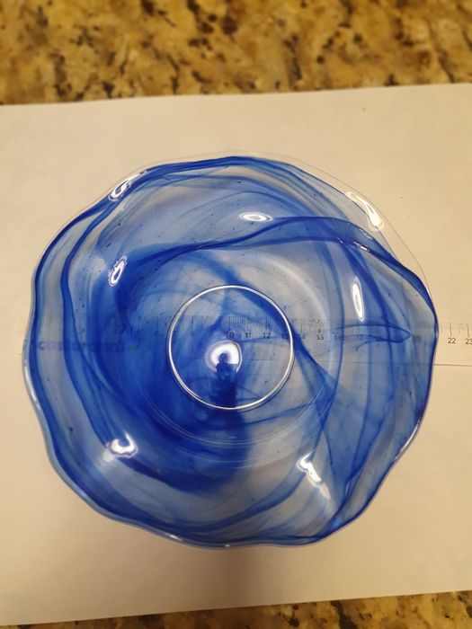 Miseczka ,paterka ,szklana barwiona