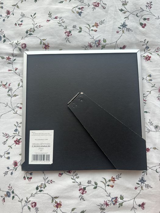 Nowa srebrna ramka na 4 zdjęcia 21x21cm 13x18cm 5x5cm dom Eurofirany