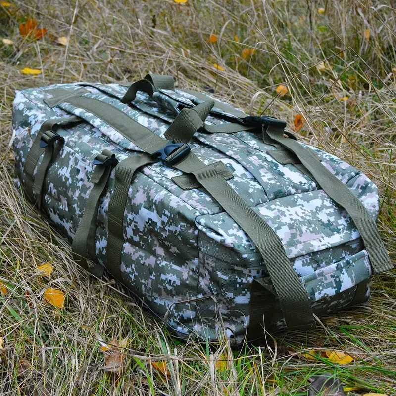 Військова непромокаюча сумка/баул 65літрів в камуфляжі Піксель.